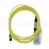 Skaidulinis optinis kabelis MPO 4x LC BlueOptics CBL-MPO12-4LC-SMF-10M 10m G.657.A1