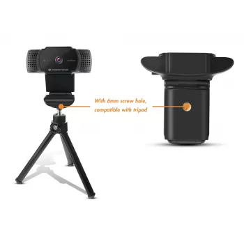Conceptronic AMDIS 2K Super HD internetinė kamera su automatiniu fokusavimu ir mikrofonu