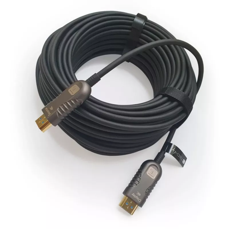 Techly ICOC HDMI-HY2-050 HDMI laidas 50 m HDMI A tipas (Standartinis) Juoda