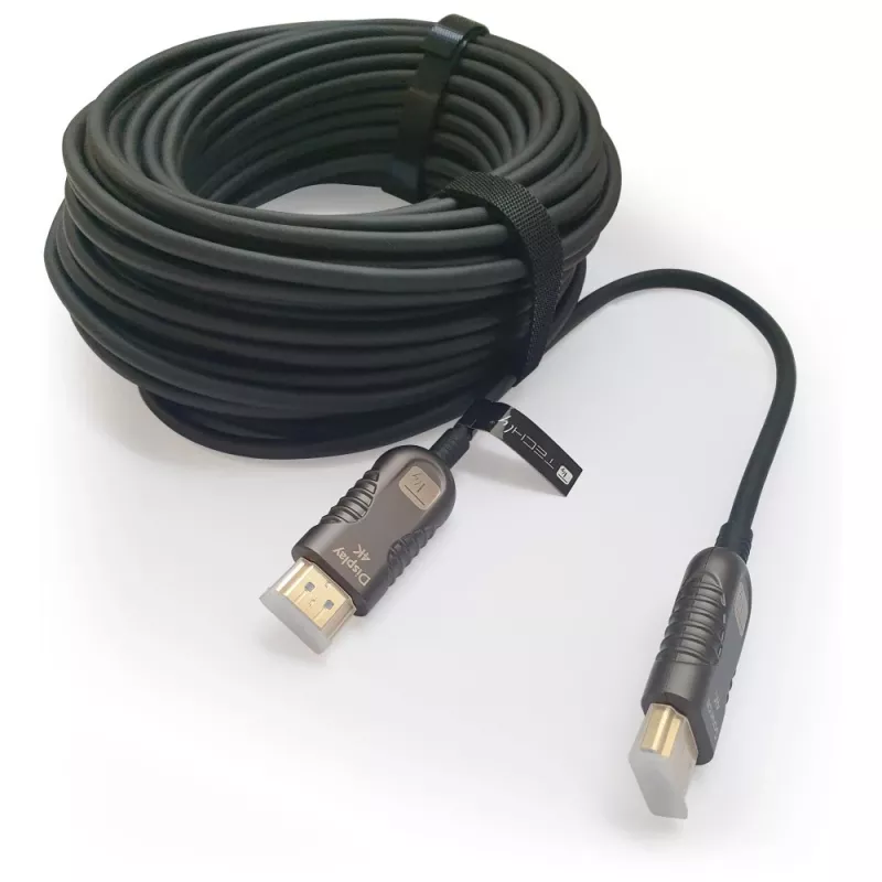 Techly ICOC HDMI-HY2-050 HDMI laidas 50 m HDMI A tipas (Standartinis) Juoda