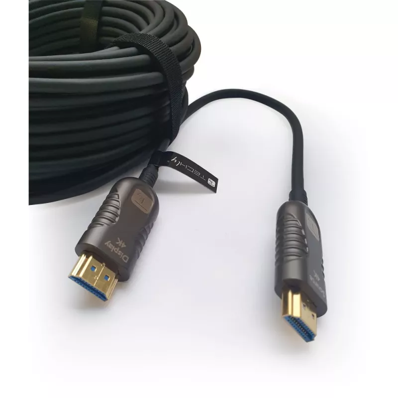 Techly ICOC HDMI-HY2-050 HDMI laidas 50 m HDMI A tipas (Standartinis) Juoda
