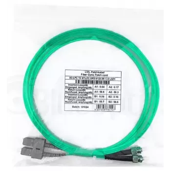 SFP3233EU0.5MK SC ST OM3 0.5 m Aqua