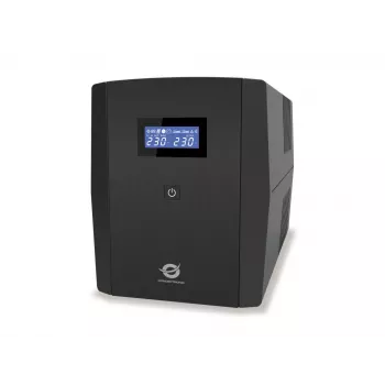 Conceptronic ZEUS03G 1200VA 720W nepertraukiamo maitinimo šaltinis (UPS), 4 UK lizdai, HID USB, RJ45 įėjimas/išėjimas, AVR