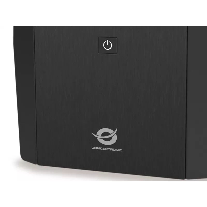 Conceptronic ZEUS03G 1200VA 720W nepertraukiamo maitinimo šaltinis (UPS), 4 UK lizdai, HID USB, RJ45 įėjimas/išėjimas, AVR