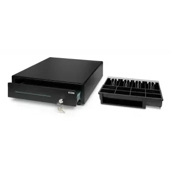 Elektroninis kasos stalčius Safescan SD-4141, plieninis korpusas, juodas, 410×415×115 mm, 6 raktai