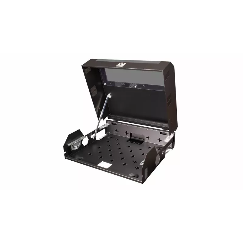 Sieninis stovas Equip Slim Flex 19 inch spintele 5U RAL9005 juoda