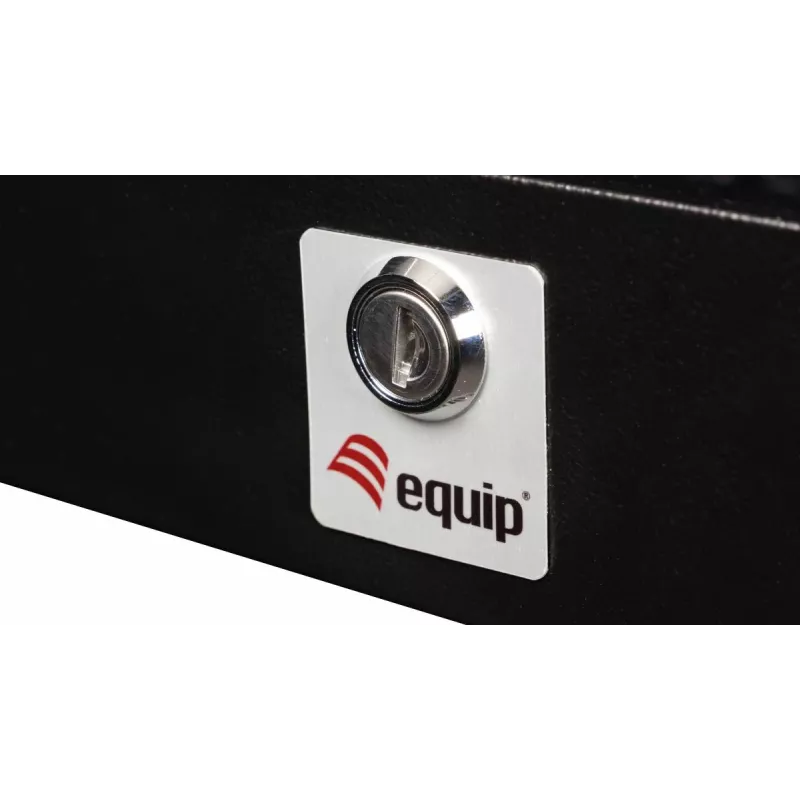 Sieninis stovas Equip Slim Flex 19 inch spintele 5U RAL9005 juoda