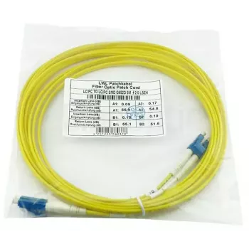 Šviesolaidinis kabelis BlueOptics SFP3131BU2MK — OS2 vienmodis 2 m, LC–LC, 9 µm, pilnas dupleksas