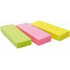 3M 671-3 lipnūs lapeliai stačiakampiai, žali, rožiniai, geltoni, 100 lapų