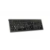 Logickeyboard USB AZERTY prancūziška klaviatūra LKB-LPWB-A2M-FR, laidinė, žirkliniai jungikliai