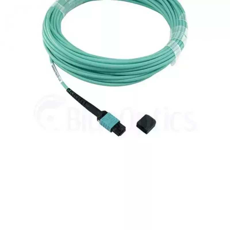 Šviesolaidinis kabelis BlueOptics CBL-NTWK-0892-OPF30L-BO MPO OM3 3 m Cyan