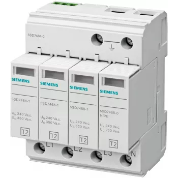 Siemens 5SD7464-0 viršįtampių ribotuvas, Type 2, 350 V TN-S/TT