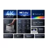 Projektorius XGIMI standartinis išmetimas 1800 ANSI liumenų LED UHD 4K 3D Baltas