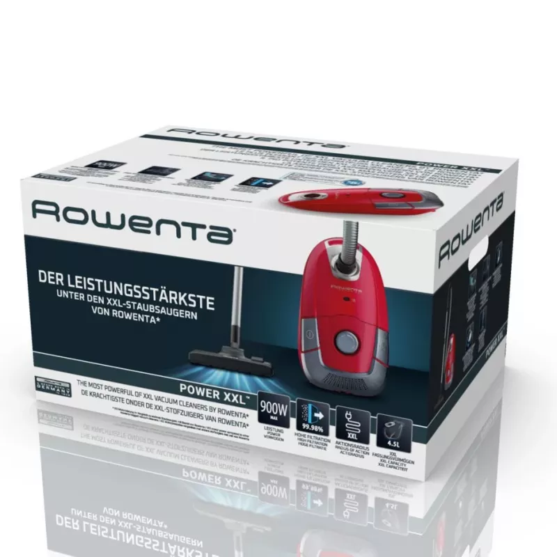 Siurblys Rowenta Power XXL RO3154 900W 4.5L su dulkių maišeliu