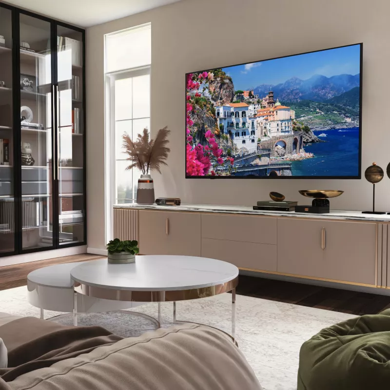 LG UHD AI 50UA74006LB 127 cm (50 colių) 4K Ultra HD išmanusis televizorius Wi-Fi mėlynas