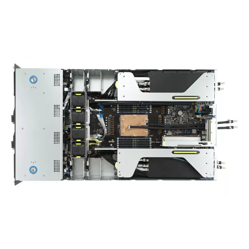 ASUS ESC4000A-E12 Socket SP5 stelažinis (2U) serveris sidabrinis