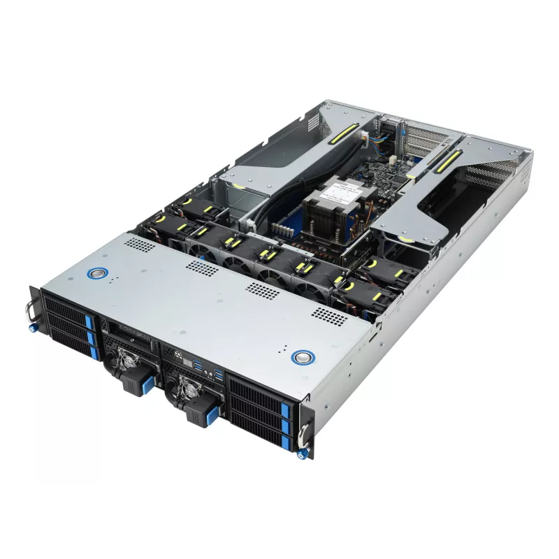 ASUS ESC4000A-E12 Socket SP5 stelažinis (2U) serveris sidabrinis