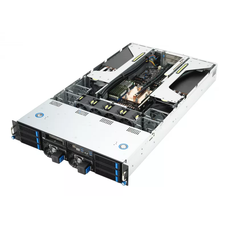 ASUS ESC4000A-E12 Socket SP5 stelažinis (2U) serveris sidabrinis