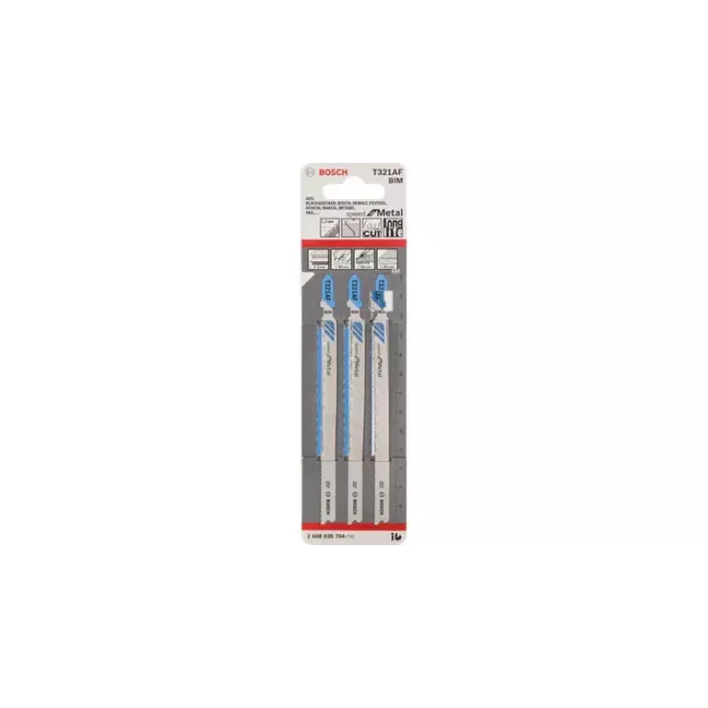 Pjūklo geležtė Bosch T 321 AF Speed for Metal bimetalinė 13,2 cm
