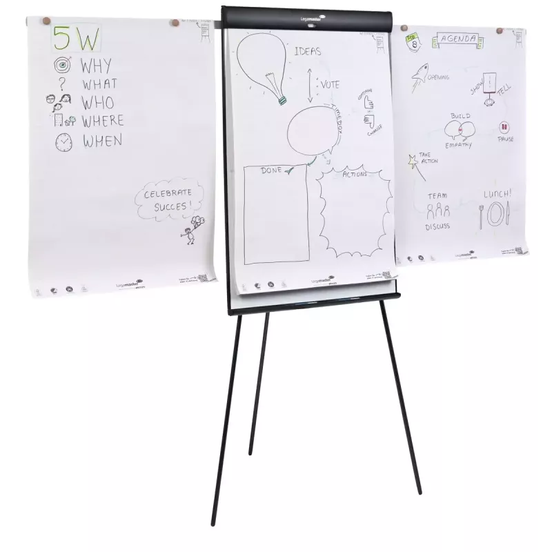 Legamaster SKETCH PRO flipchart trikojis plieninis 680 mm plotis 1050 mm aukštis