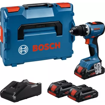 Bosch GSR 18V-65 Professional Gręžtuvas 2100 RPM Rakto 1.06 kg Juodas, Mėlynas
