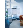 Legamaster SKETCH PRO mobilus flipchart su žvaigždiniu pagrindu ir 5 ratais