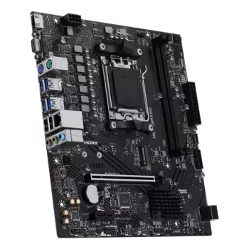 Motininė plokštė MSI PRO A620AM-B EVO ATX — AMD A620A, lizdas AM5, DDR5 2× DIMM iki 128 GB, 5 Gb Ethernet, M.2 ir SATA III, HDMI 2.1