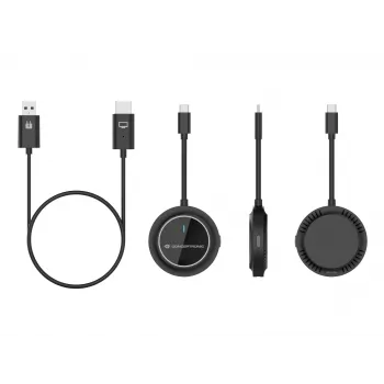 Conceptronic ATHERIC01B belaidis USB-C į HDMI vaizdo adapteris 1080p