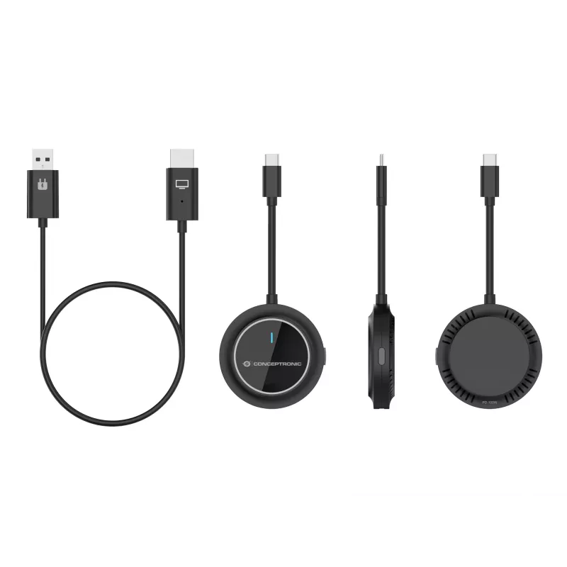Conceptronic ATHERIC01B belaidis USB-C į HDMI vaizdo adapteris 1080p