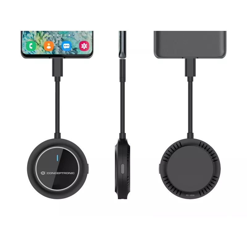 Conceptronic ATHERIC01B belaidis USB-C į HDMI vaizdo adapteris 1080p