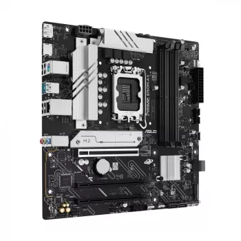 Pagrindinė plokštė ASUS PRIME B760M-A II-CSM – Intel B760, LGA1700, microATX, DDR5, iki 256 GB, M.2/PCIe 4.0/SATA III, 2,5Gb Ethernet