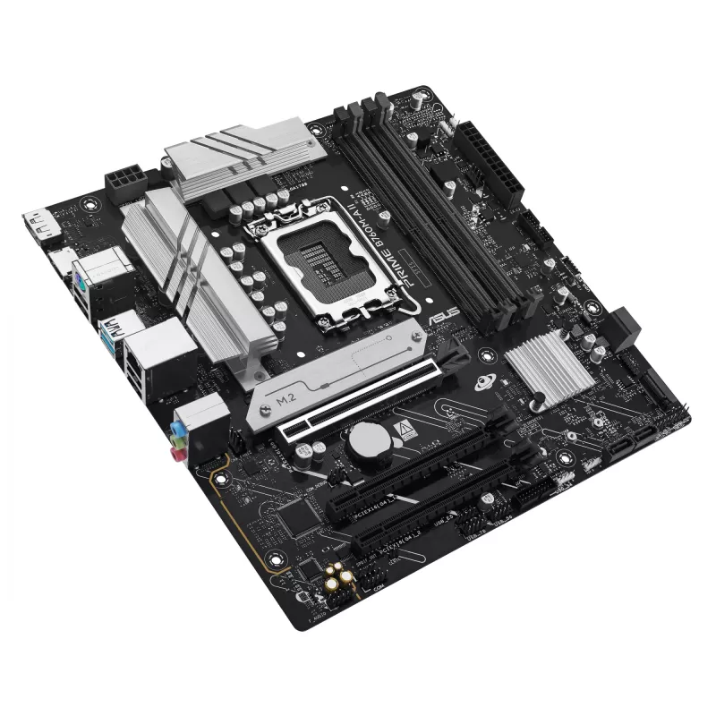 Pagrindinė plokštė ASUS PRIME B760M-A II-CSM – Intel B760, LGA1700, microATX, DDR5, iki 256 GB, M.2/PCIe 4.0/SATA III, 2,5Gb Ethernet