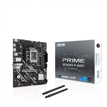 ASUS PRIME B760M-F WIFI Intel B760 LGA 1700 micro ATX pagrindinė plokštė