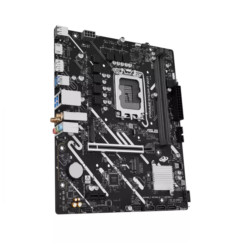 ASUS PRIME B760M-F WIFI Intel B760 LGA 1700 micro ATX pagrindinė plokštė