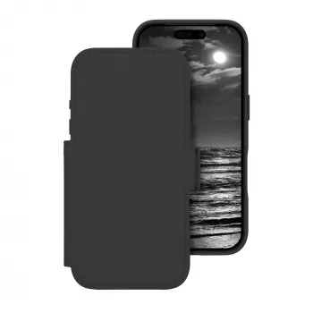 dbramante1928 Lynge MS ICON dėklas telefonui Folio Juoda