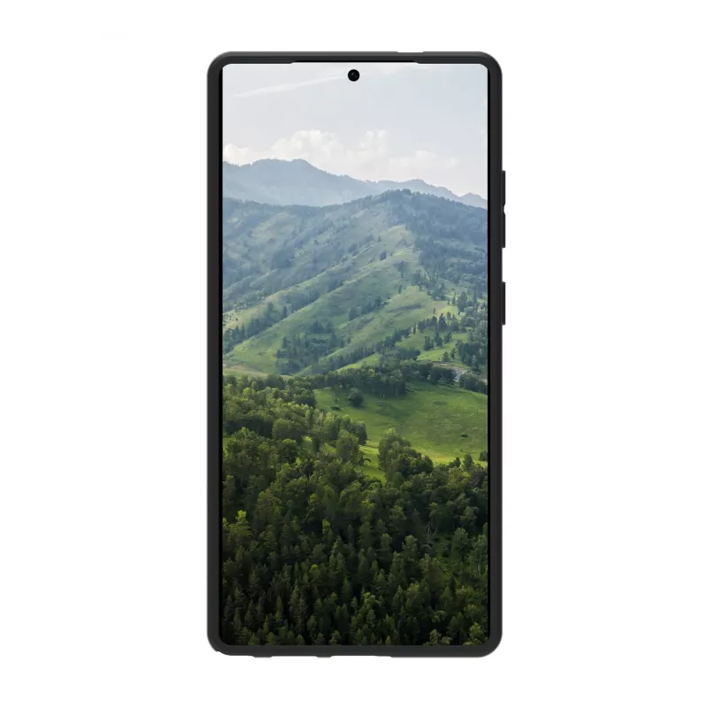 Galinis dangtelis dbramante1928 Nuuk, skirtas Samsung Galaxy S25 Ultra — plastikinis, juodas