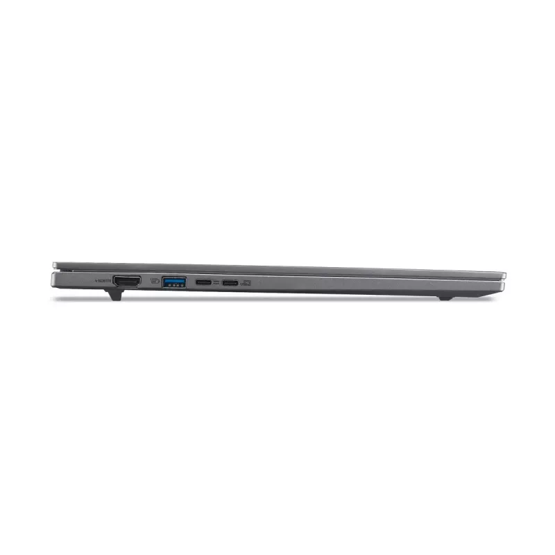 Nešiojamas kompiuteris Acer Aspire 16 AI A16-61M-R473 — 16 colių WUXGA+ OLED, AMD Ryzen AI 5 330 3.4 GHz, 16 GB LPDDR5x, 512 GB SSD, Windows 11 Home, Pilka