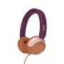 Philips 2000 serijos TAK2000MP/00 ausinės – laidinės, vaikiškos, USB-C, 85 dB ribotuvu, 1,2 m laidas, 135 g, spalvų derinys: oranžinė, violetinė, rožinė