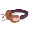 Philips 2000 serijos TAK2000MP/00 ausinės – laidinės, vaikiškos, USB-C, 85 dB ribotuvu, 1,2 m laidas, 135 g, spalvų derinys: oranžinė, violetinė, rožinė