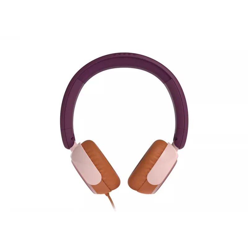 Philips 2000 serijos TAK2000MP/00 ausinės – laidinės, vaikiškos, USB-C, 85 dB ribotuvu, 1,2 m laidas, 135 g, spalvų derinys: oranžinė, violetinė, rožinė