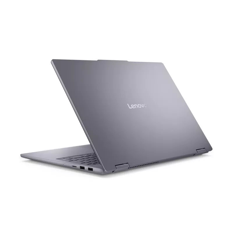 Lenovo IdeaPad 5 2-in-1 16IAL10 nešiojamas kompiuteris hibridas, Intel Core Ultra 5 225U, 16 colių liečiamas WUXGA ekranas, 16 GB LPDDR5x, 1 TB SSD, Wi-Fi 7, Windows 11 Home, pilka