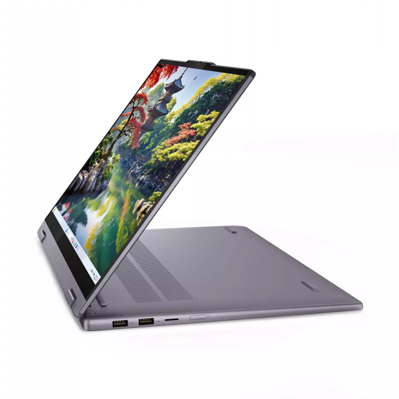 Lenovo IdeaPad 5 2-in-1 16IAL10 nešiojamas kompiuteris hibridas, Intel Core Ultra 5 225U, 16 colių liečiamas WUXGA ekranas, 16 GB LPDDR5x, 1 TB SSD, Wi-Fi 7, Windows 11 Home, pilka