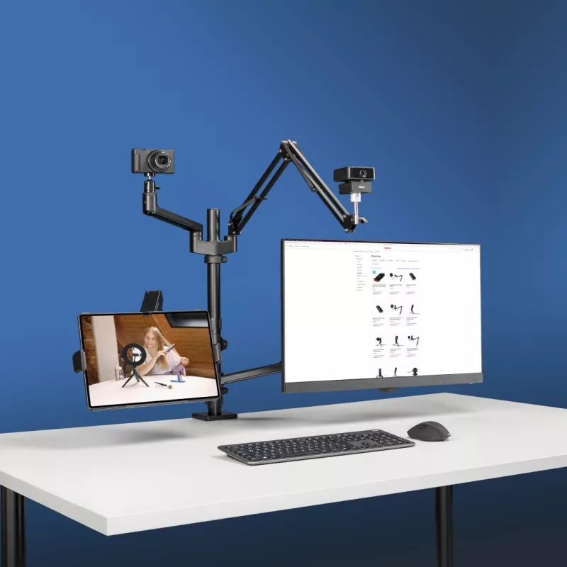 Hama 00004663 monitorio laikiklis / stovas 81,3 cm (32 col.) stalas Juoda