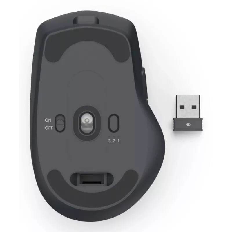 Hama WM-800 pelė Office, dešinei rankai, RF belaidė + Bluetooth, optinė, 3200 DPI
