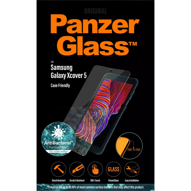 PanzerGlass® ekrano apsauginis stiklas Samsung Galaxy Xcover 5