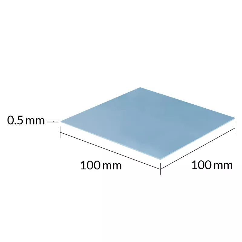 ARCTIC TP-3 Premium šiluminė tarpinė 100 x 100 mm, 0,5 mm