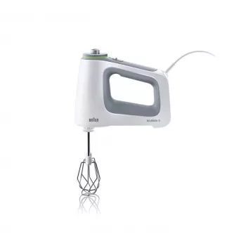 Braun HM 5000 WH rankinis plaktuvas 700 W pilka, balta
