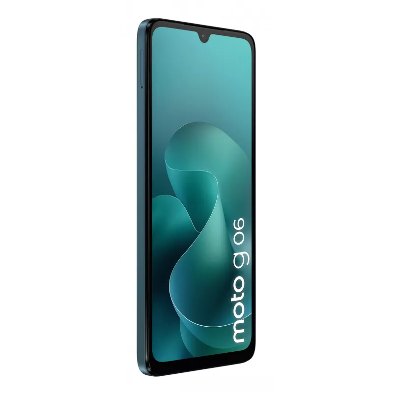Išmanusis telefonas Motorola moto g06 6,88 colio LCD 120Hz 4GB/128GB Mėlynas, MediaTek Helio G81, 50MP, 5200mAh, Dual SIM, IP64