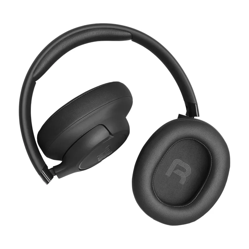 JBL Tune 730BT bevielės ausinės ant galvos, juodos