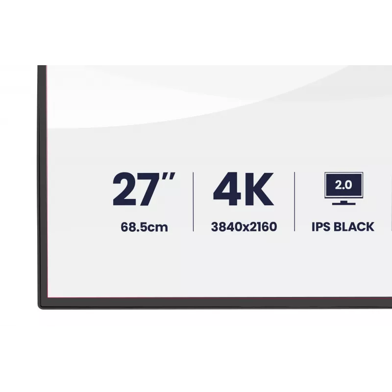 iiyama PROGRAPHIC HB2701UHSNP-B1 monitor 68,6 cm (27 col.) 3840 x 2160 pikseliai 4K Ultra HD LCD juodas